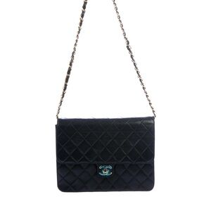 Vintage Quilted Lambskin Single Flap Bag